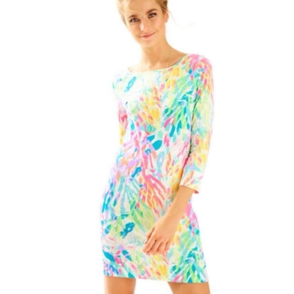 Lilly Pulitzer Marlowe Dress Sparkling Sands Multi